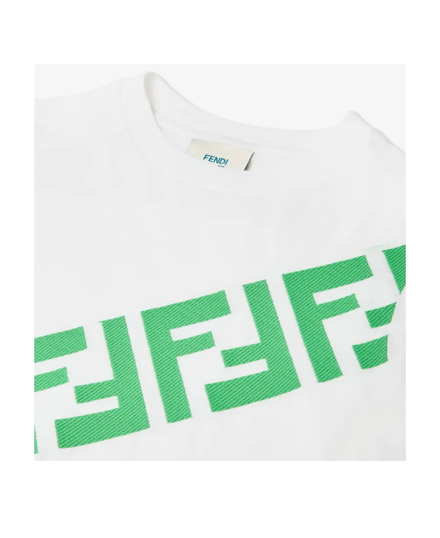 Logo Printed Cropped T-Shirt