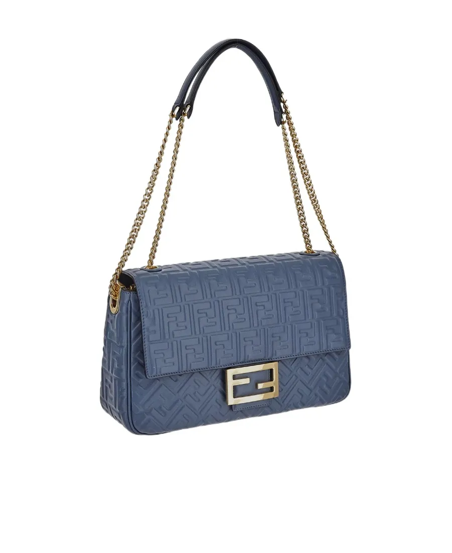 Baguette Chained Crossbody Bag