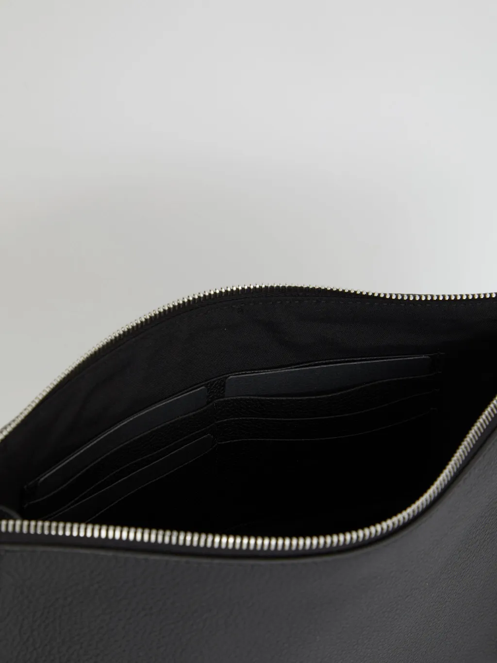 Logo Embossed Zipped Pouch