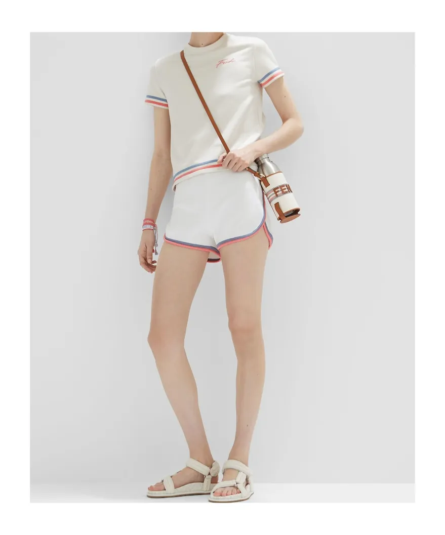 Allover Logo Knitted Shorts