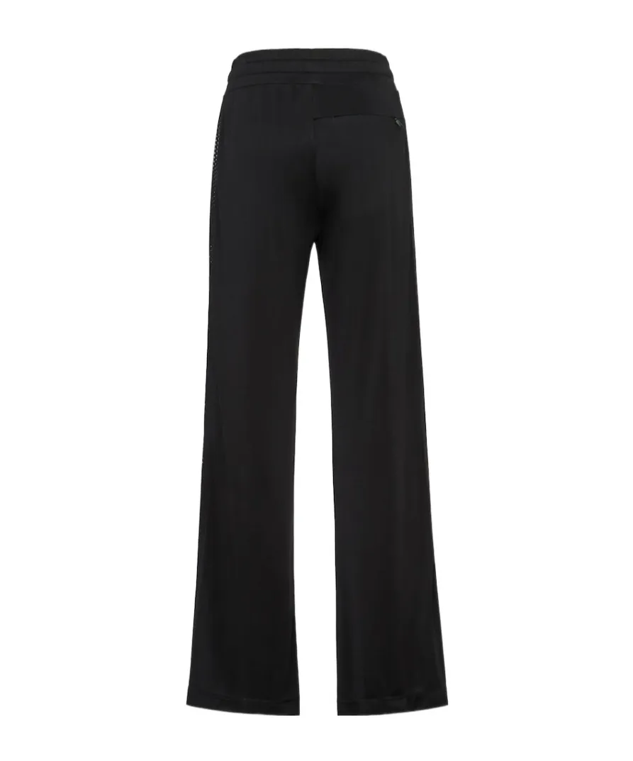 Logo Mirror Printed Straight Leg Pants