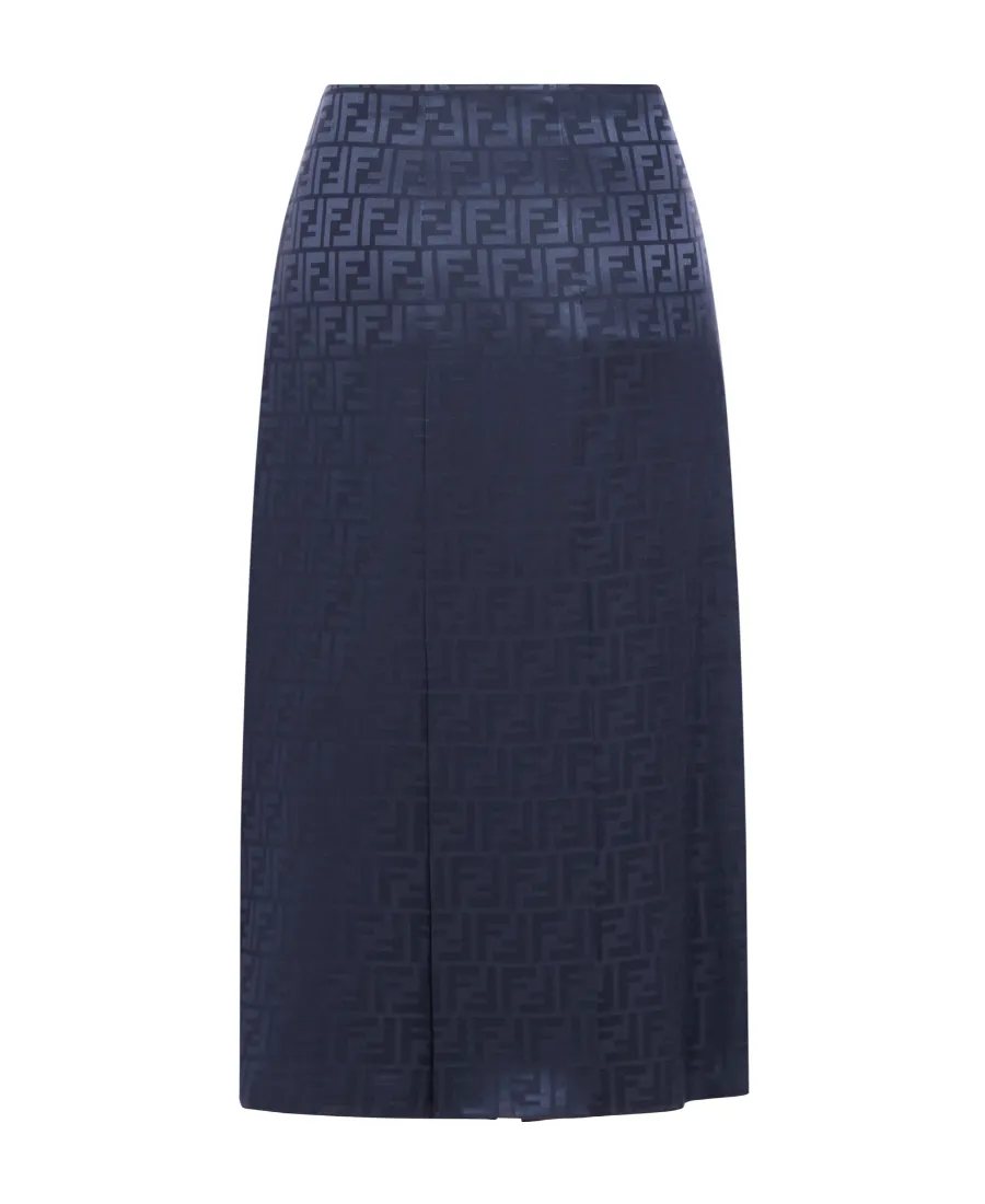 Monogram Detailed Skirt