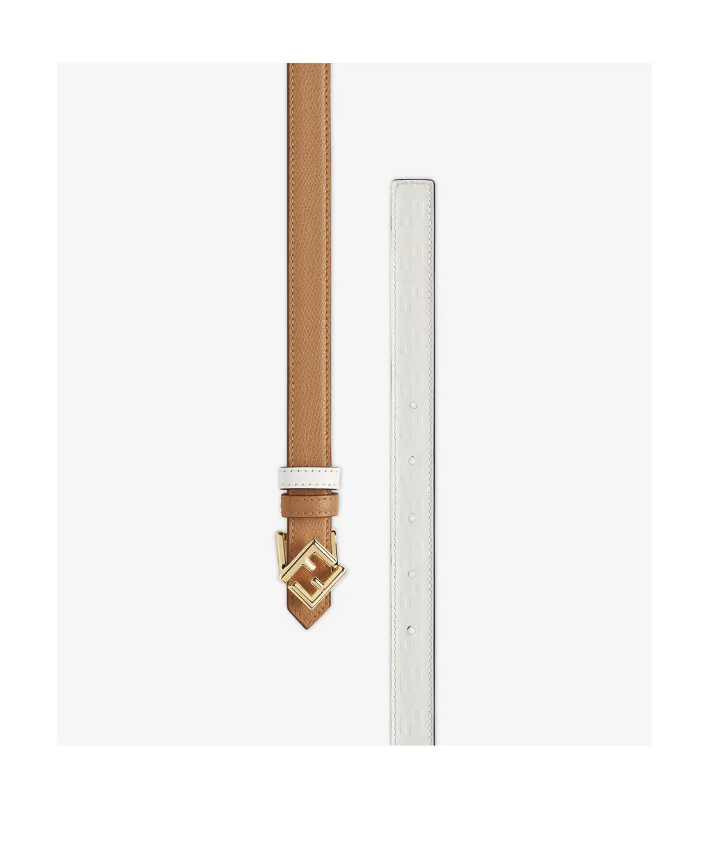 Reversible Belt With Diagonal Ff Buckle