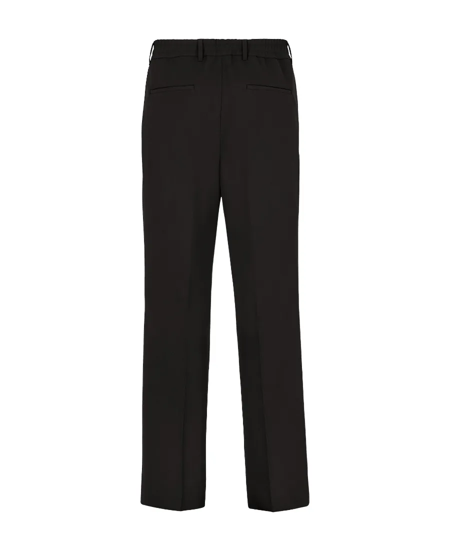 Straight-Leg Tailored Pants