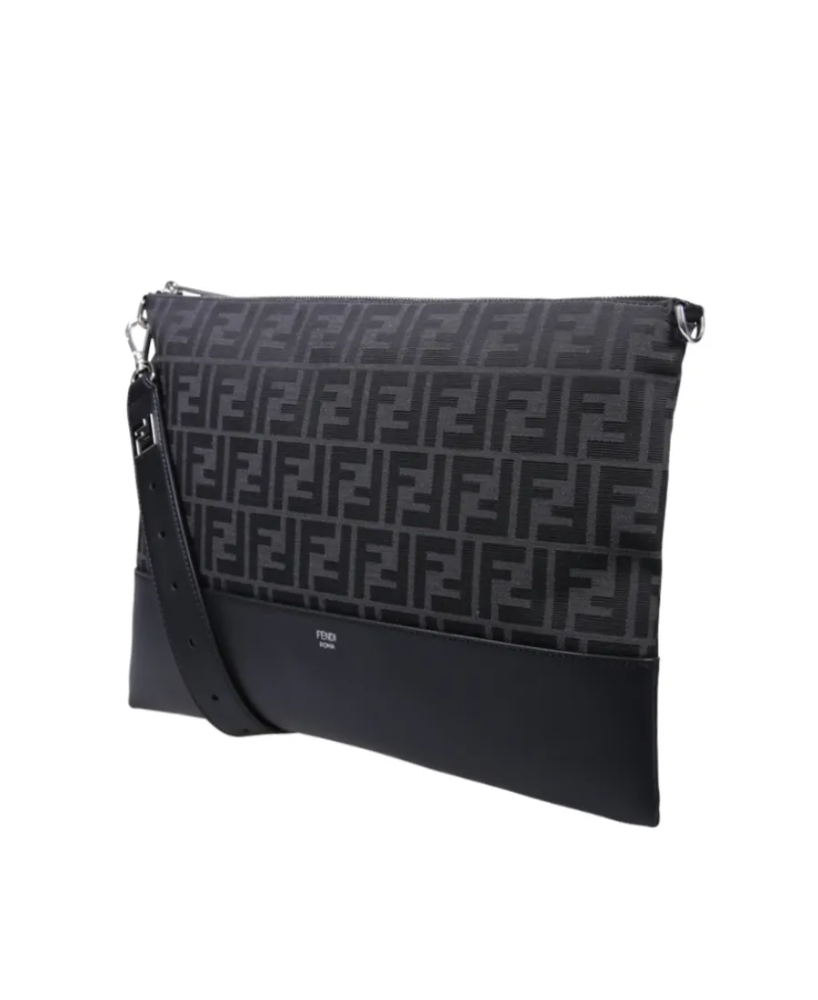 Ff Motif Medium Clutch Bag