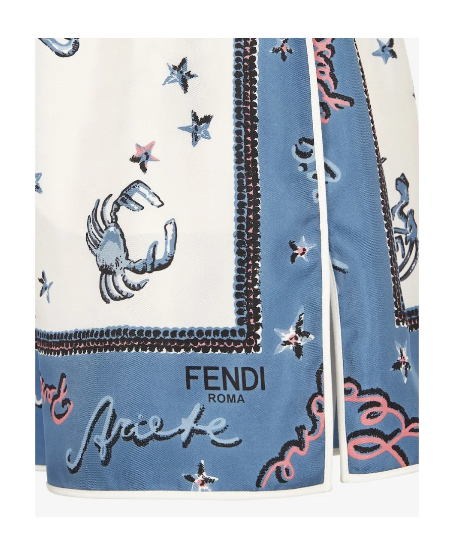 Printed Satin Shorts
