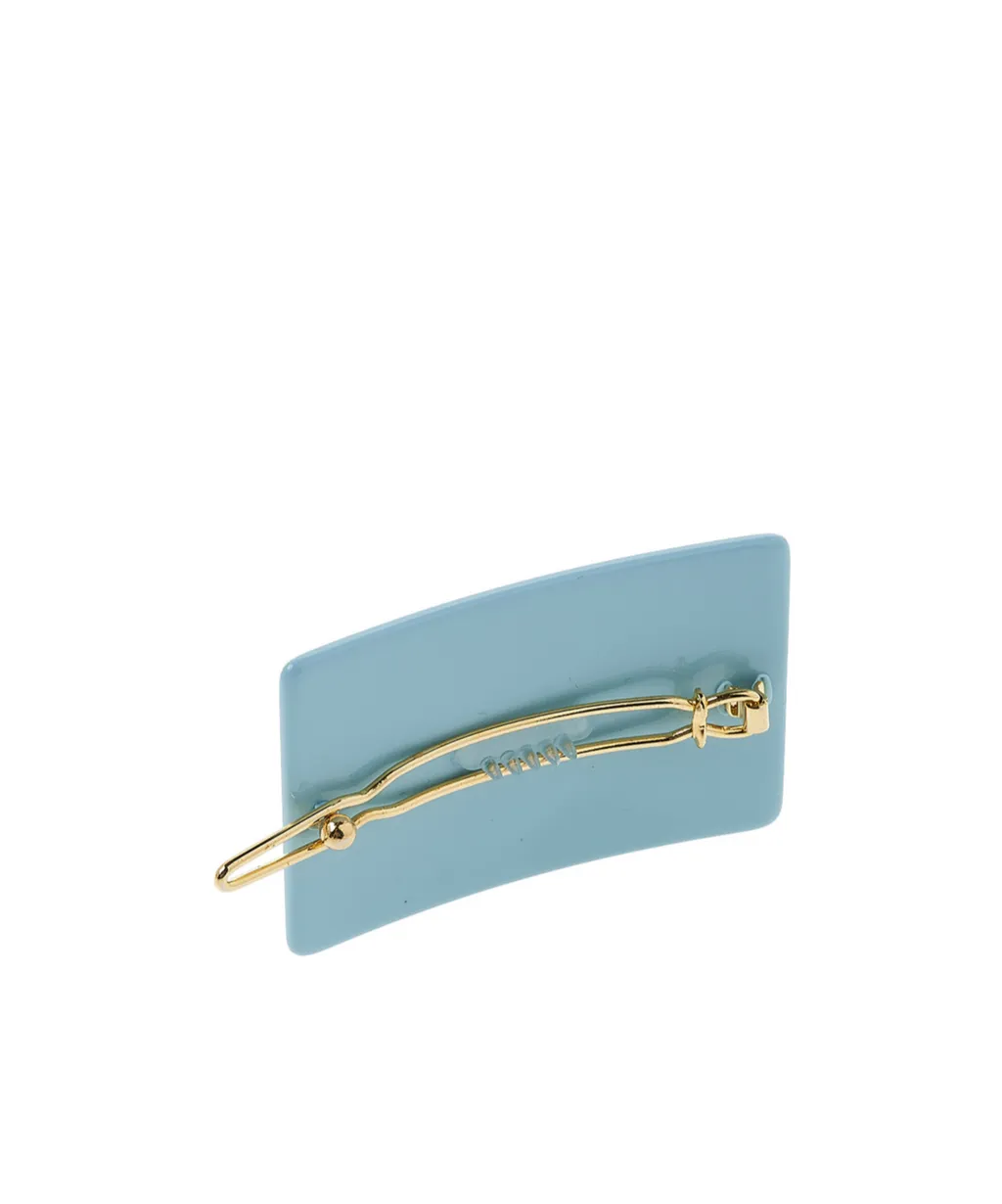 Rectangular Logo Hairpin