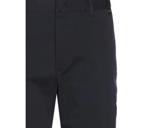 Logo-Appliqué Straight-Leg Trousers