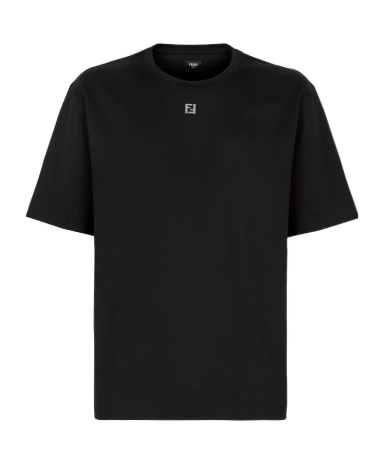 Ff Plaque Crewneck T-Shirt