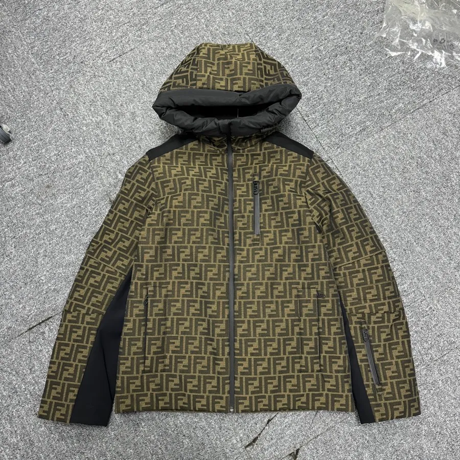 Ff Motif Zip-Up Hooded Jacket