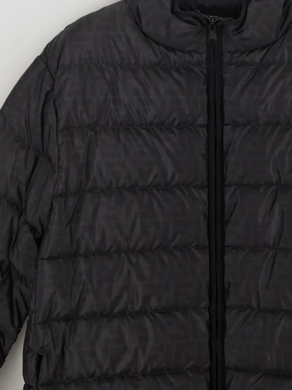 All-Over Logo Printed Padded Jacket