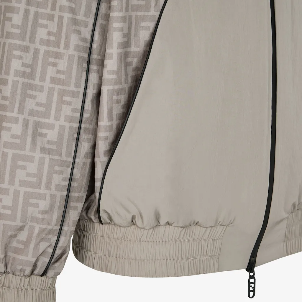Logo Printed Zip-Up Jacket