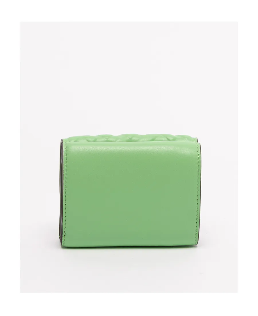 Ff Embossed Nappa Leather Wallet