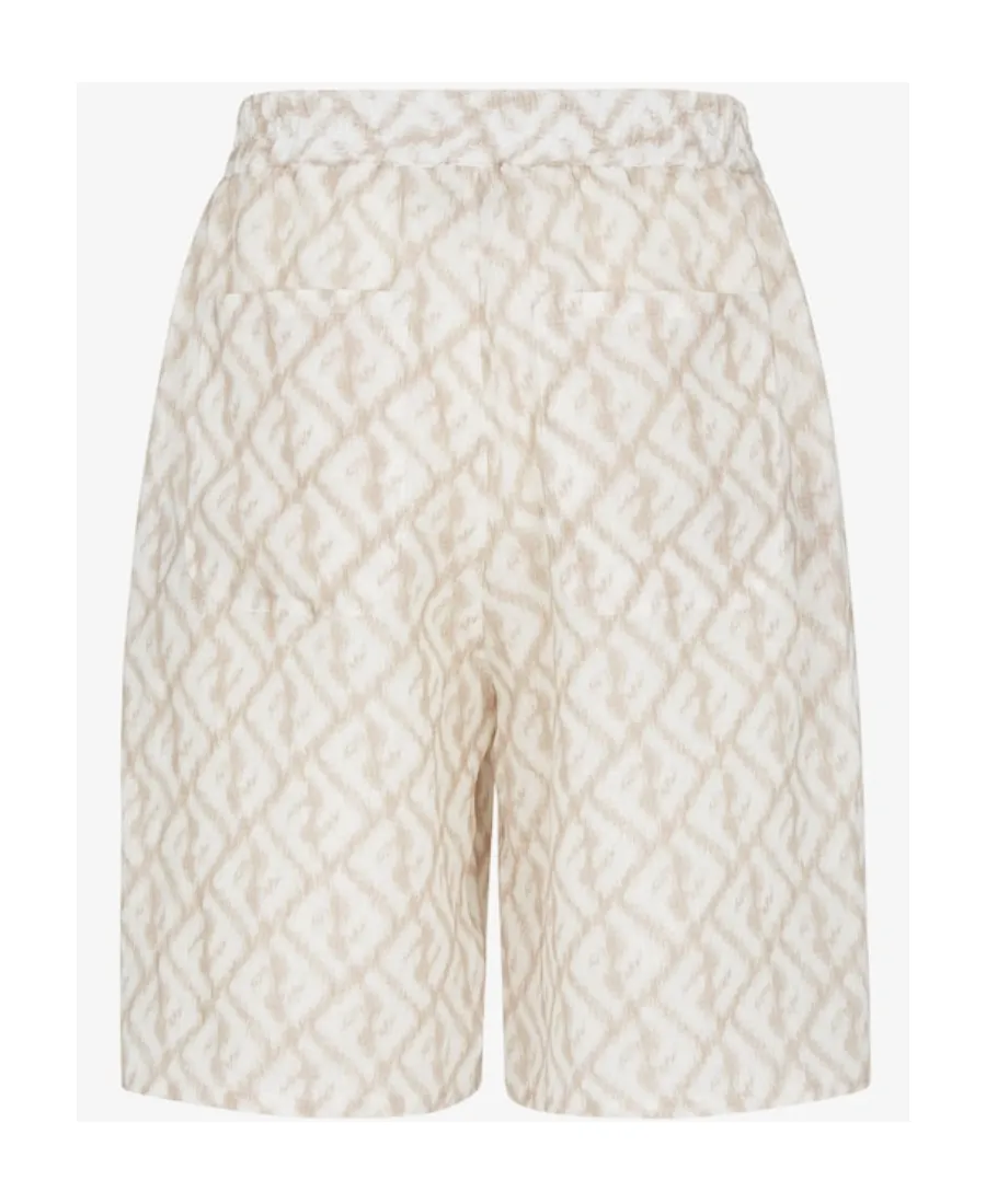 Ff Motif Printed Bermuda Shorts