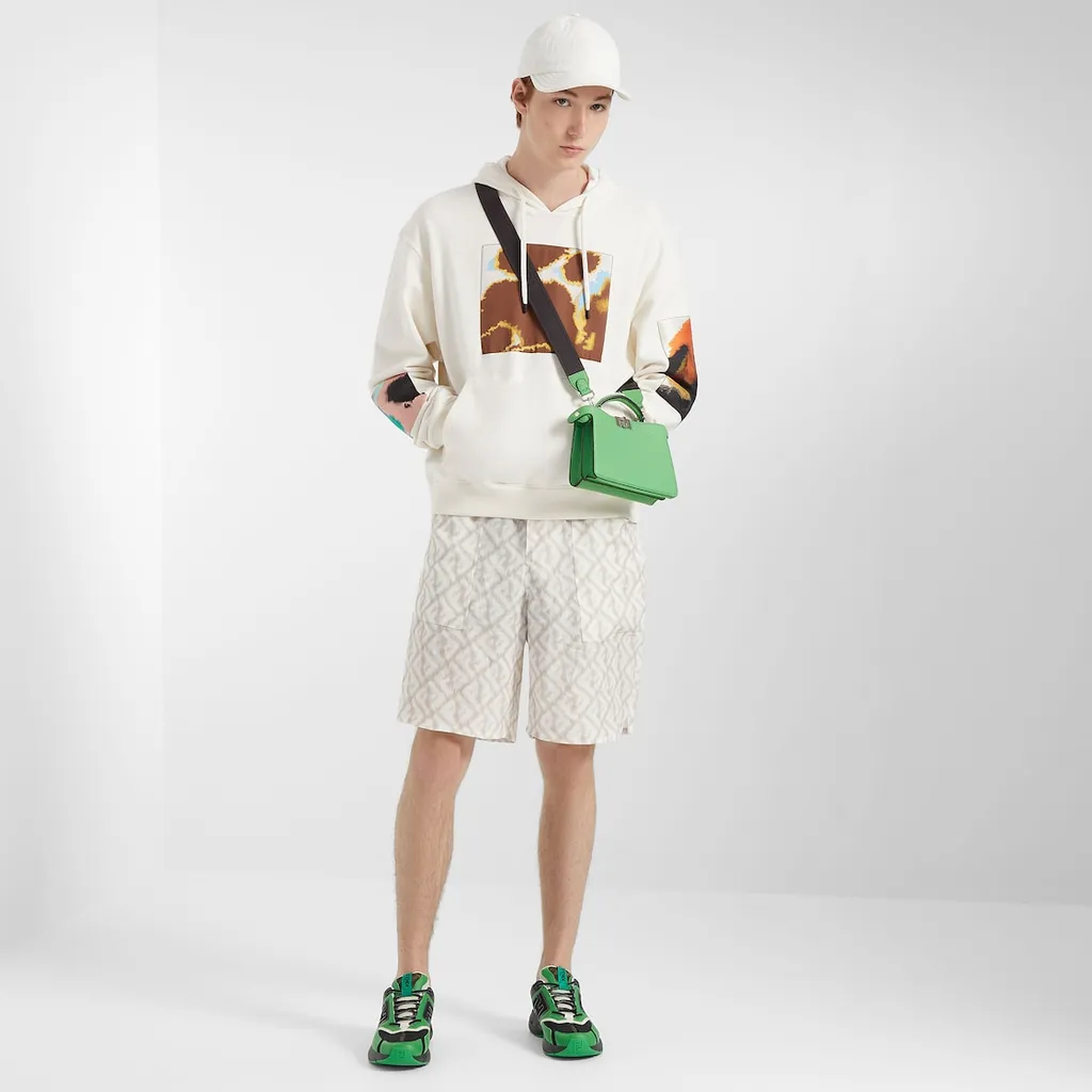 Ff Motif Printed Bermuda Shorts