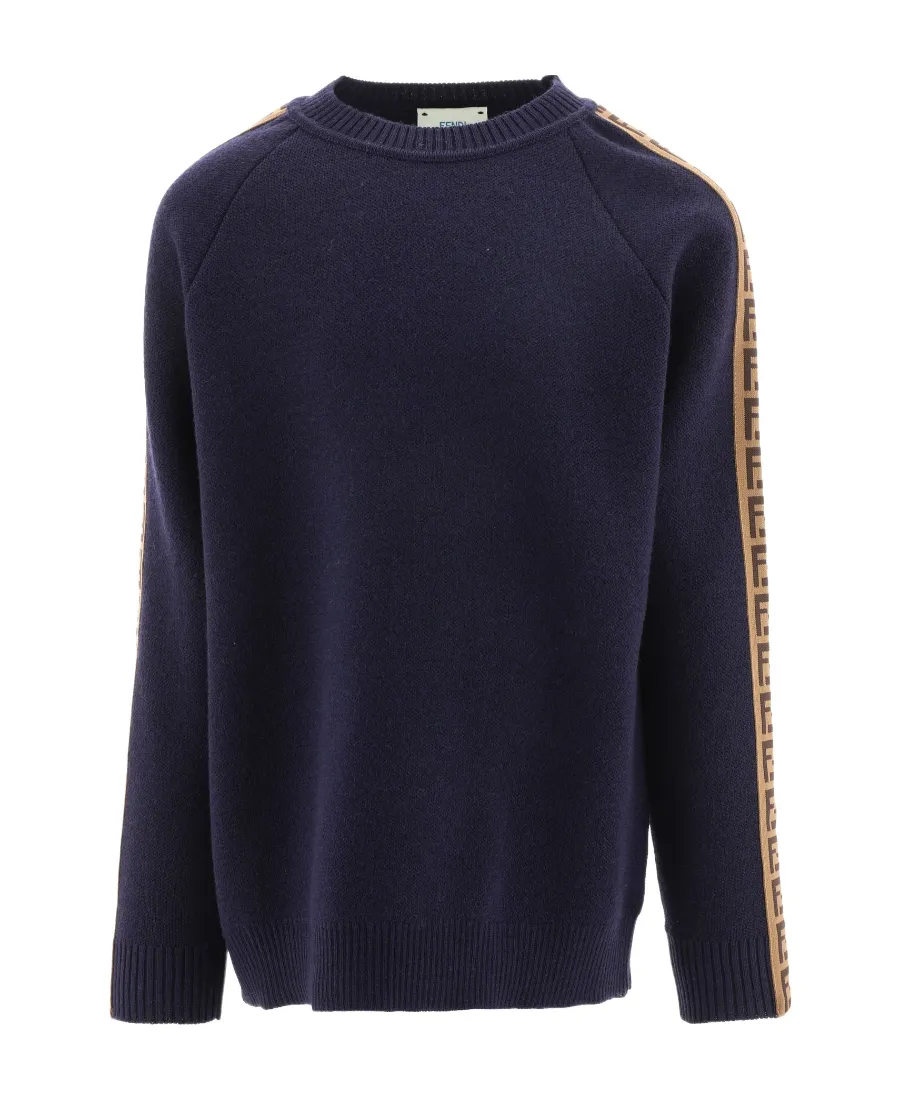 Ff Motif Knitted Jumper
