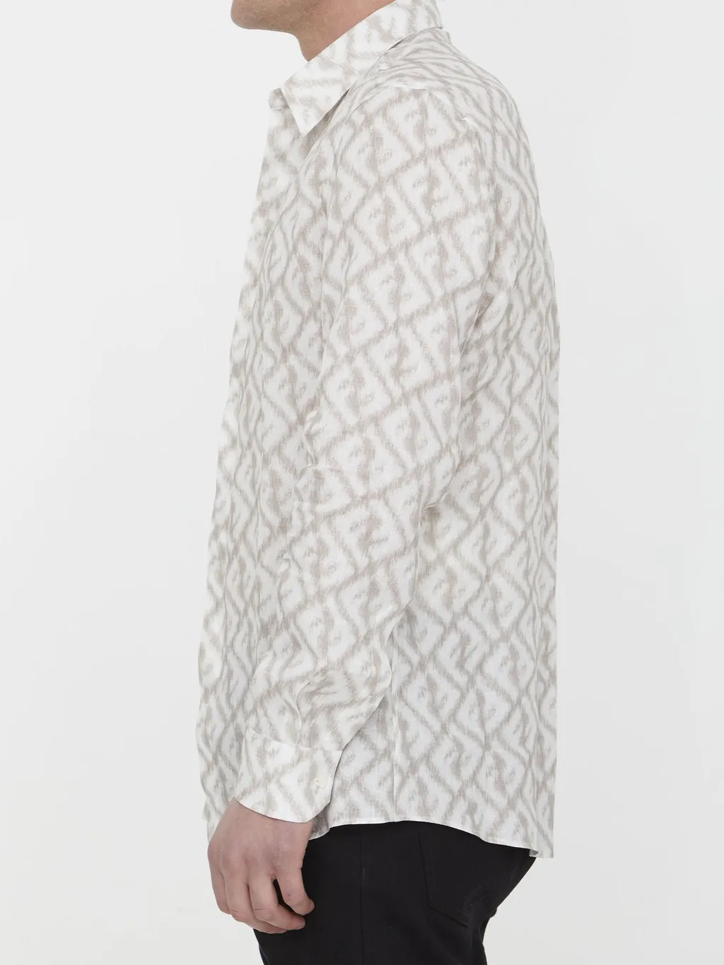 Allover Ff Motif Buttoned Shirt