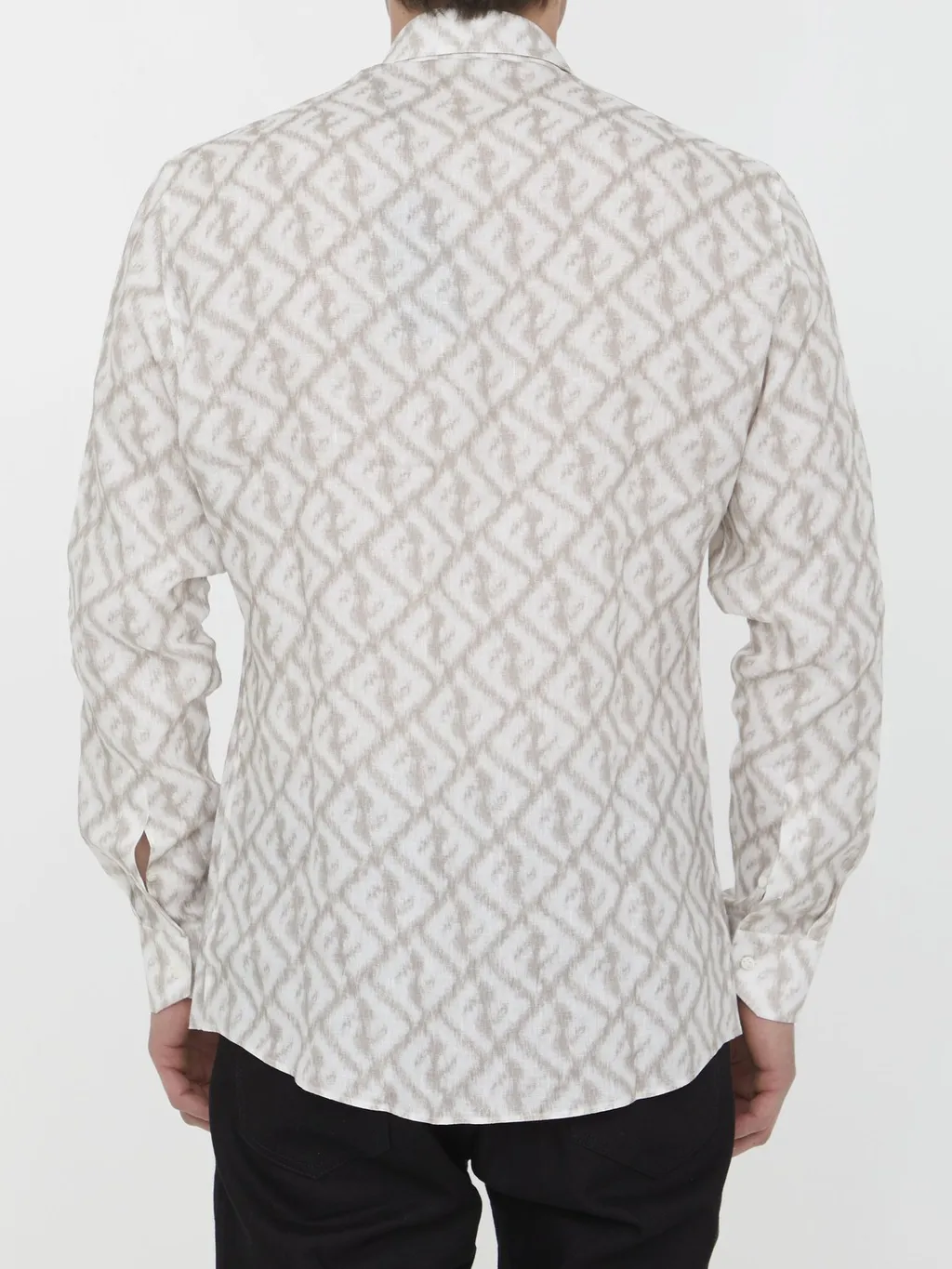 Allover Ff Motif Buttoned Shirt