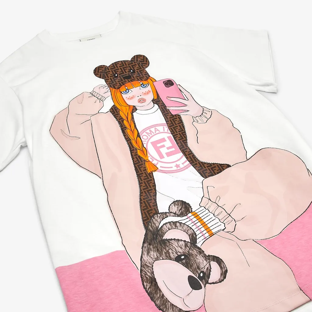 Graphic-Print T-Shirt Dress