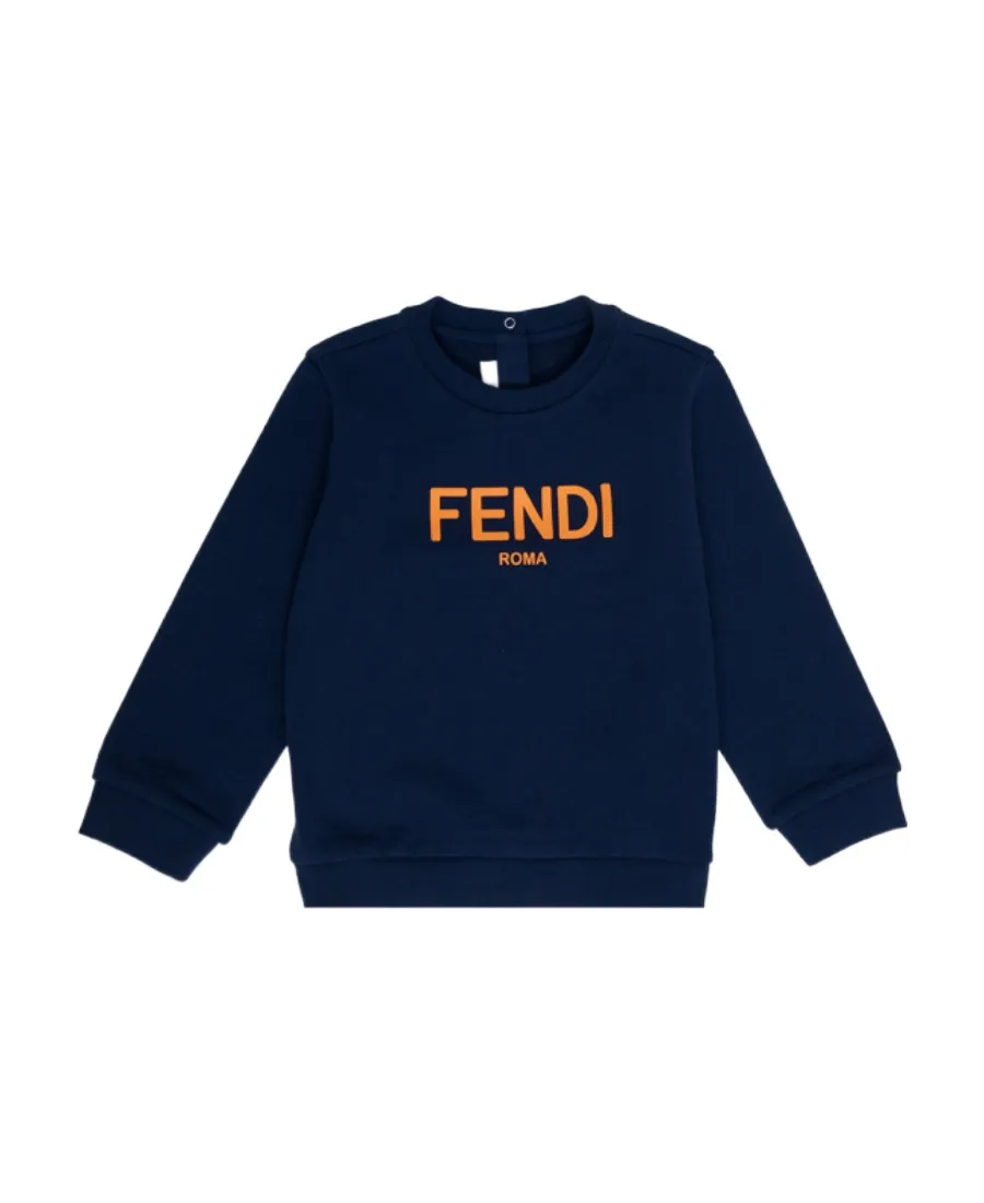 Logo Printed Crewneck Sweatshirt