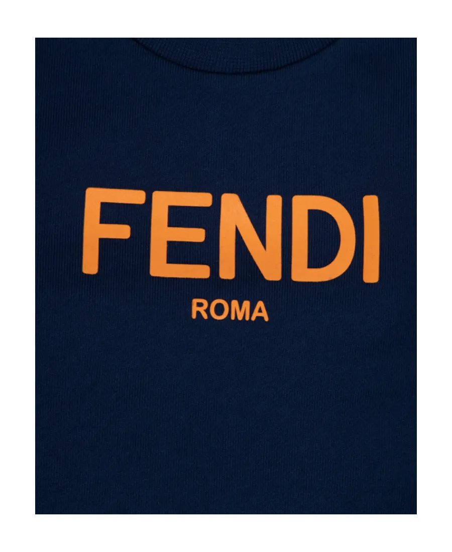 Logo Printed Crewneck Sweatshirt