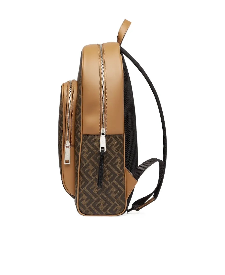 Ff Motif Zipped Backpack