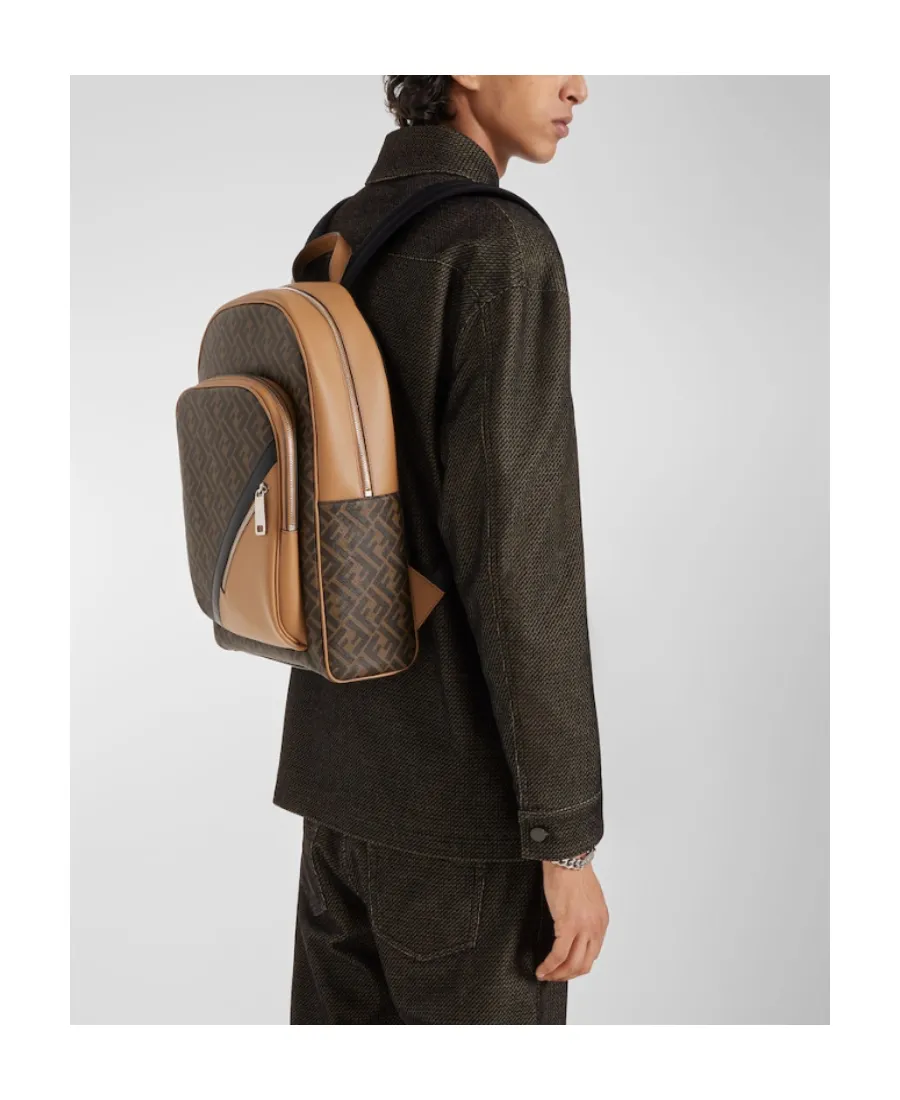 Ff Motif Zipped Backpack