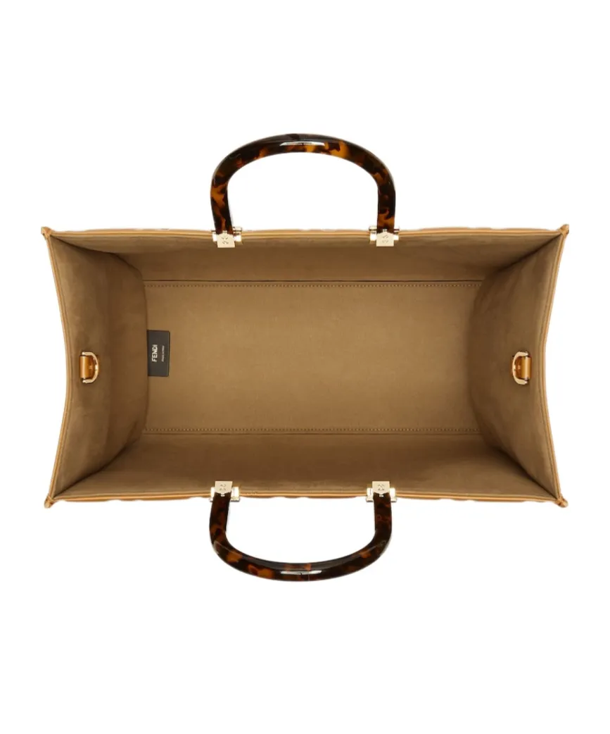Monogram Embossed Tote Bag