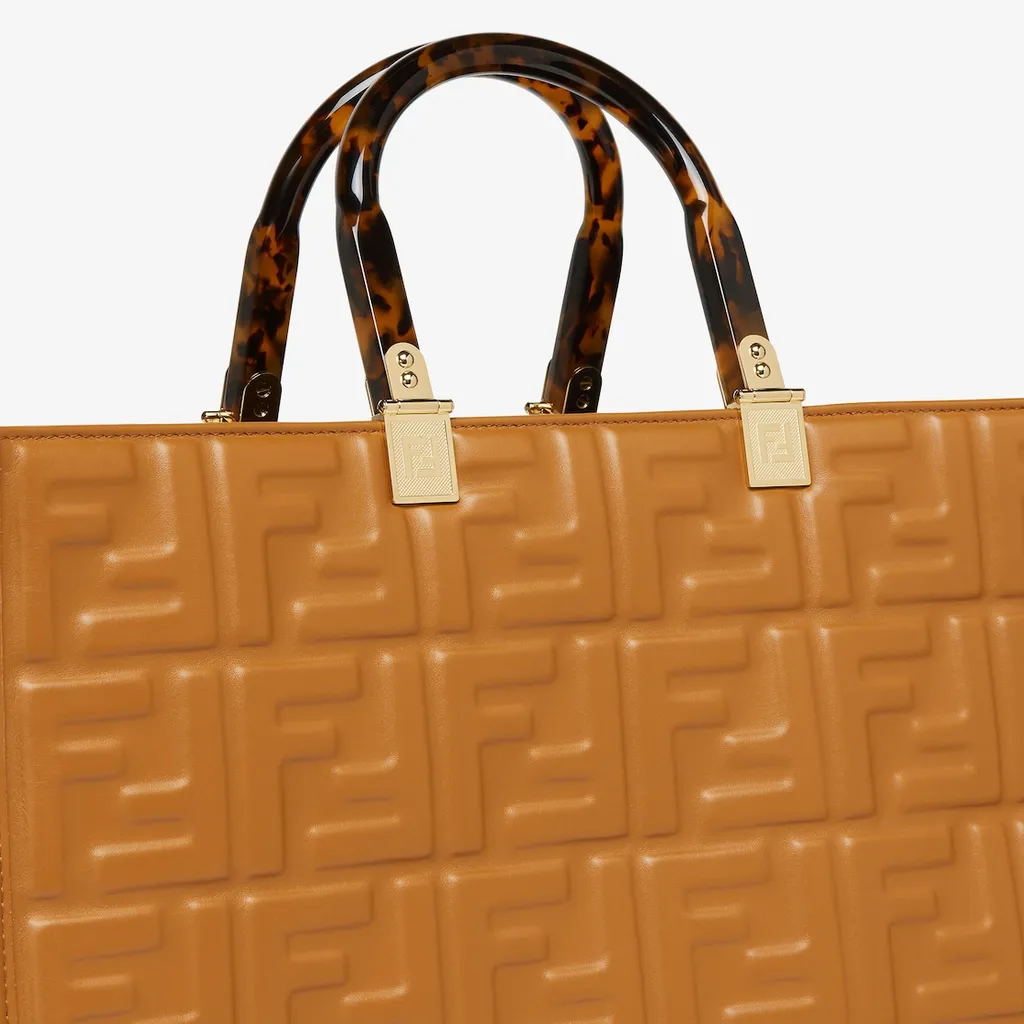 Monogram Embossed Tote Bag