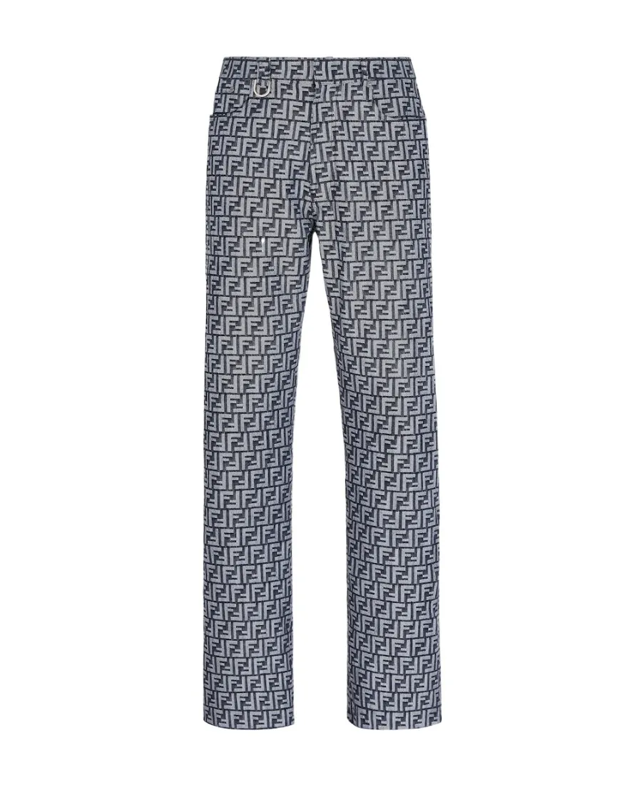 Ff-Detailed Straight Jeans