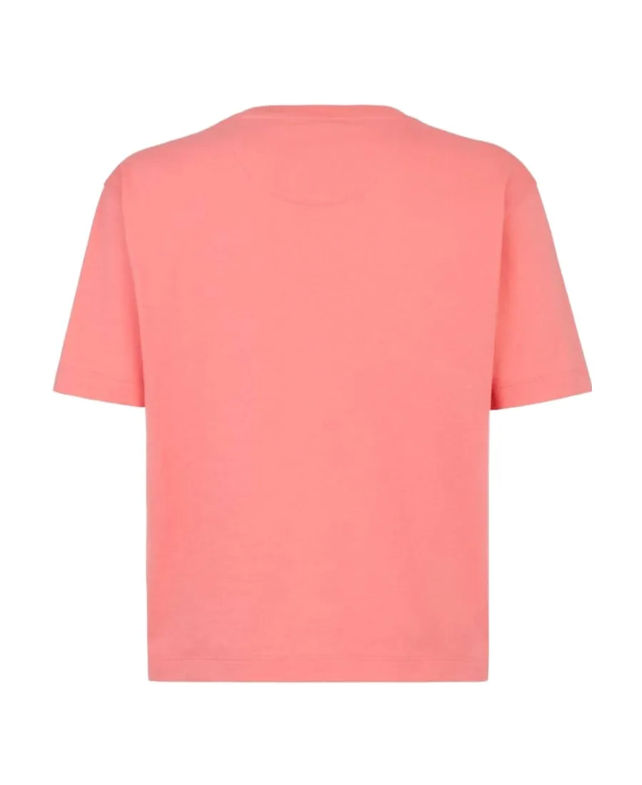 Zip-Detailed Crewneck T-Shirt