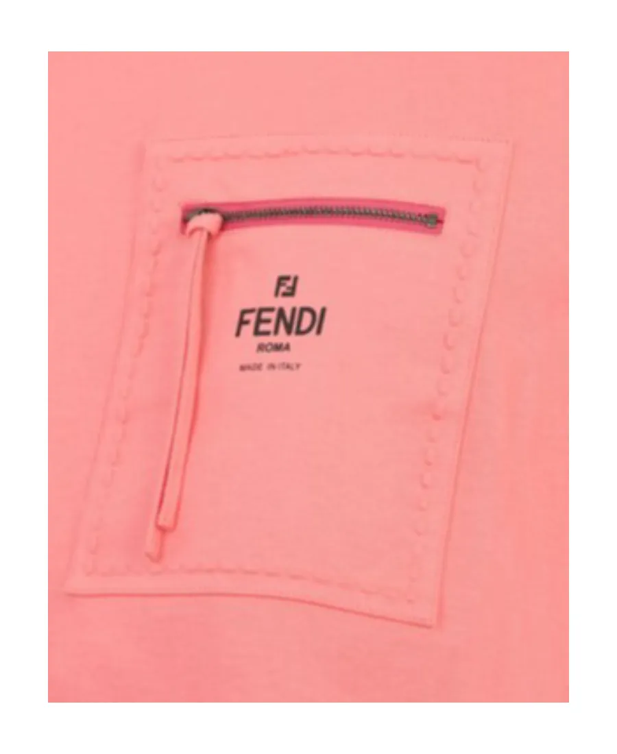 Zip-Detailed Crewneck T-Shirt