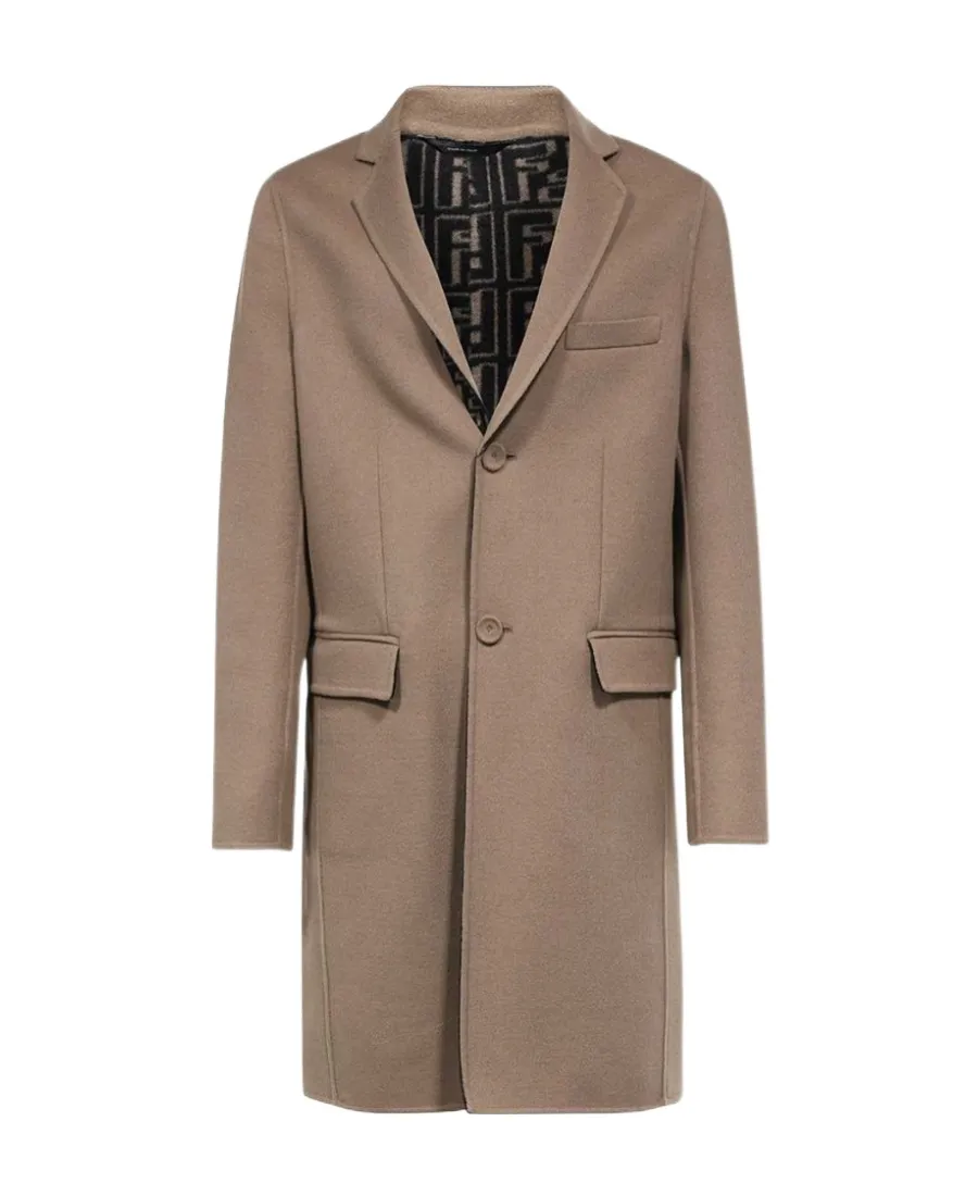 Reversible Single-Breasted Coat