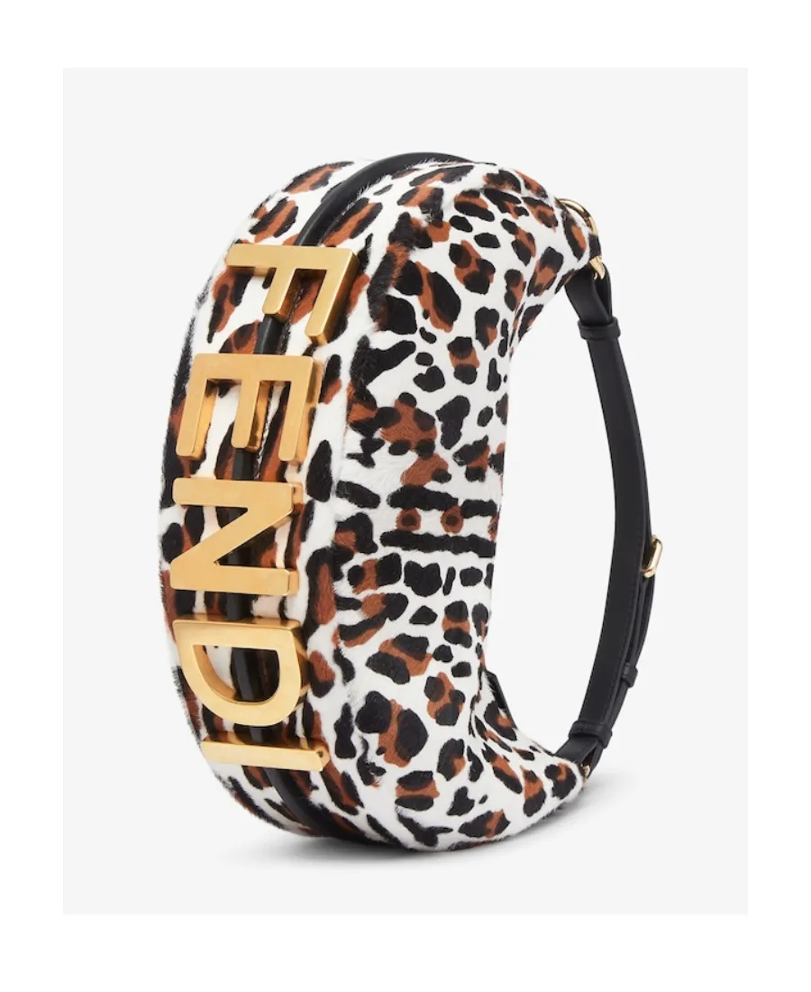 Fendigraphy Animal Printed Small Tote Bag