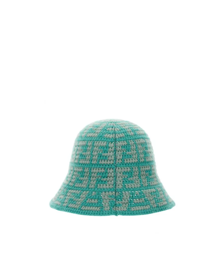 Ff Jacquard Cashmere Bell Hat