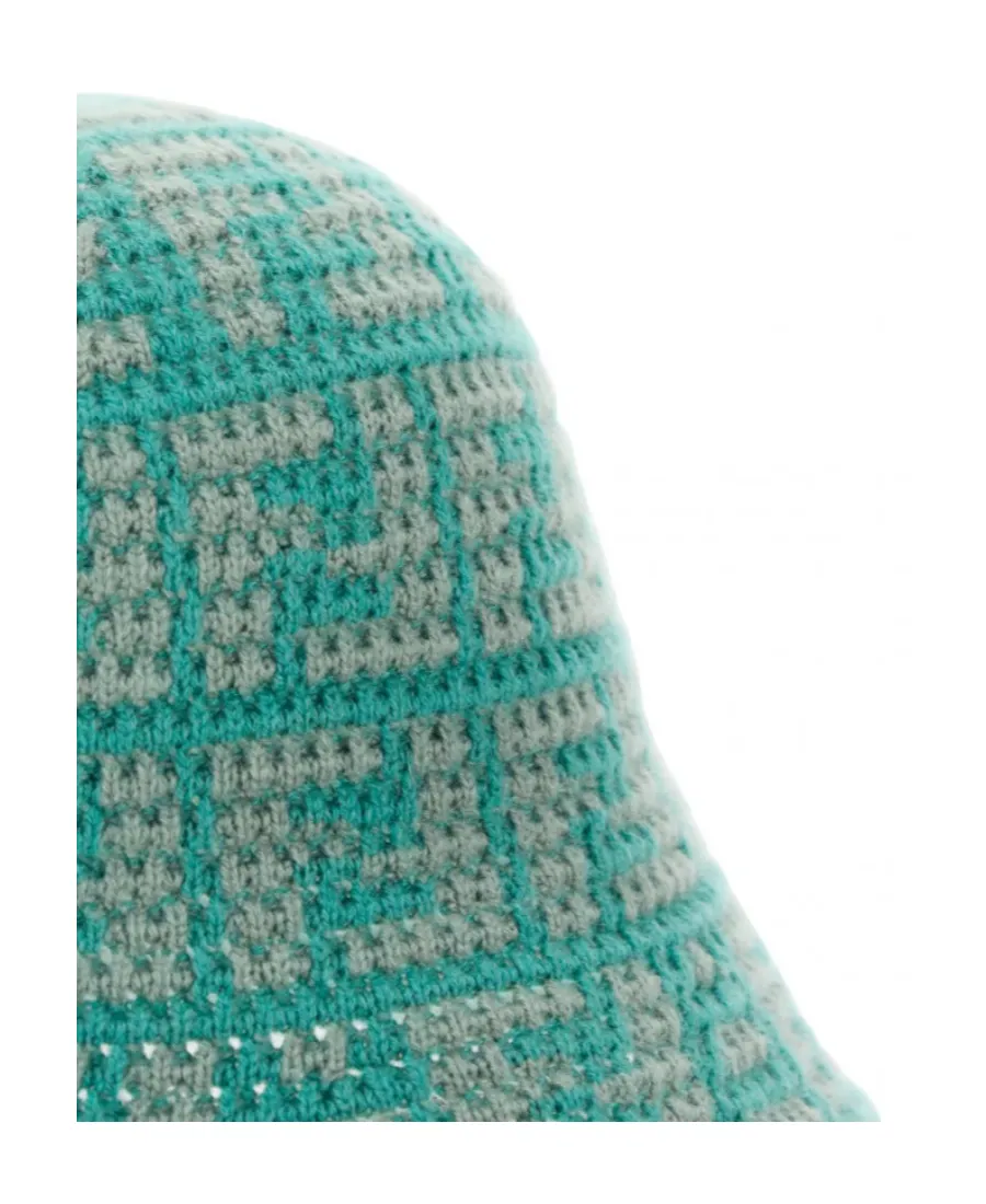 Ff Jacquard Cashmere Bell Hat