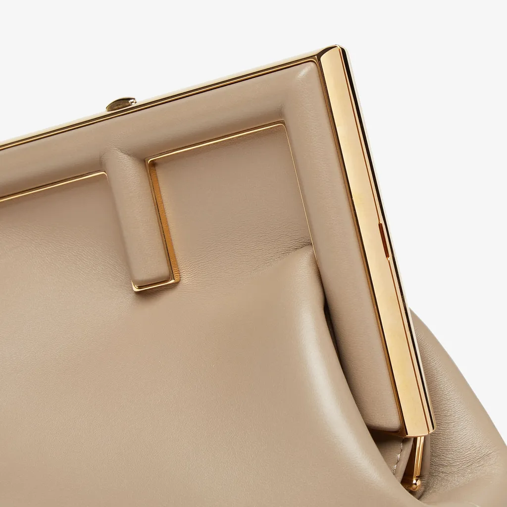 Fendi First Logo Detailed Small Clutch Bag