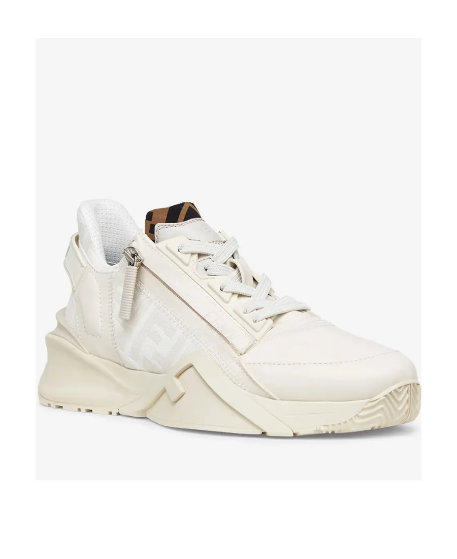 Logo-Printed Lace-Up Sneakers
