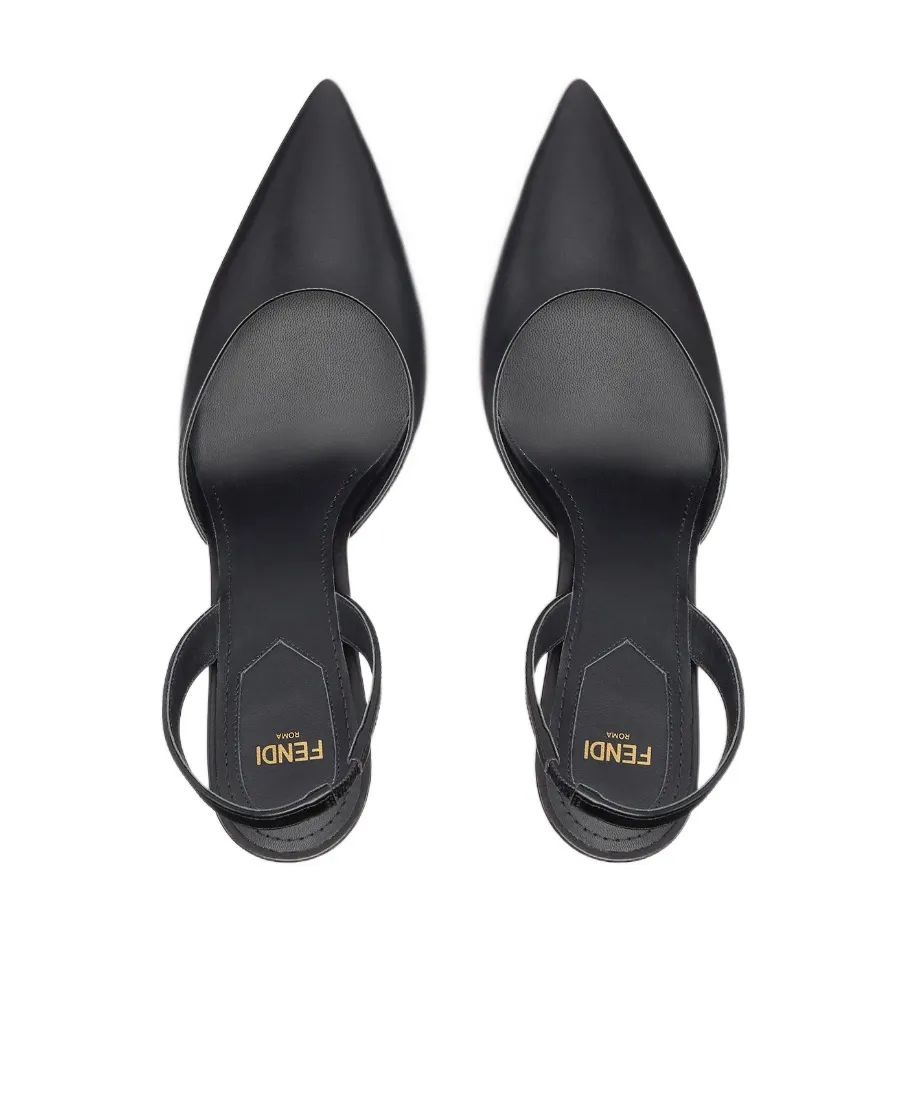 Slingback Tapered Toe Pumps