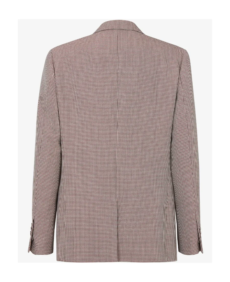 Wool Houndstooth Blazer