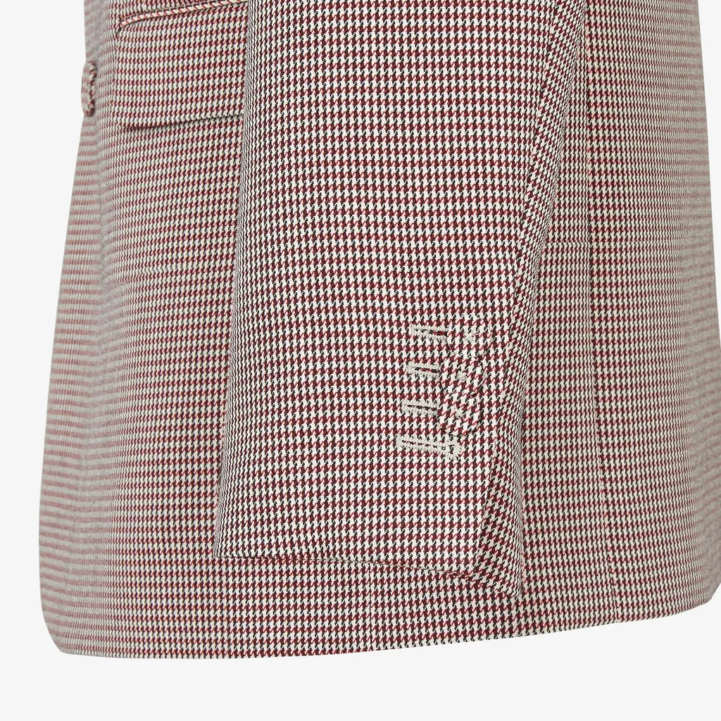 Wool Houndstooth Blazer
