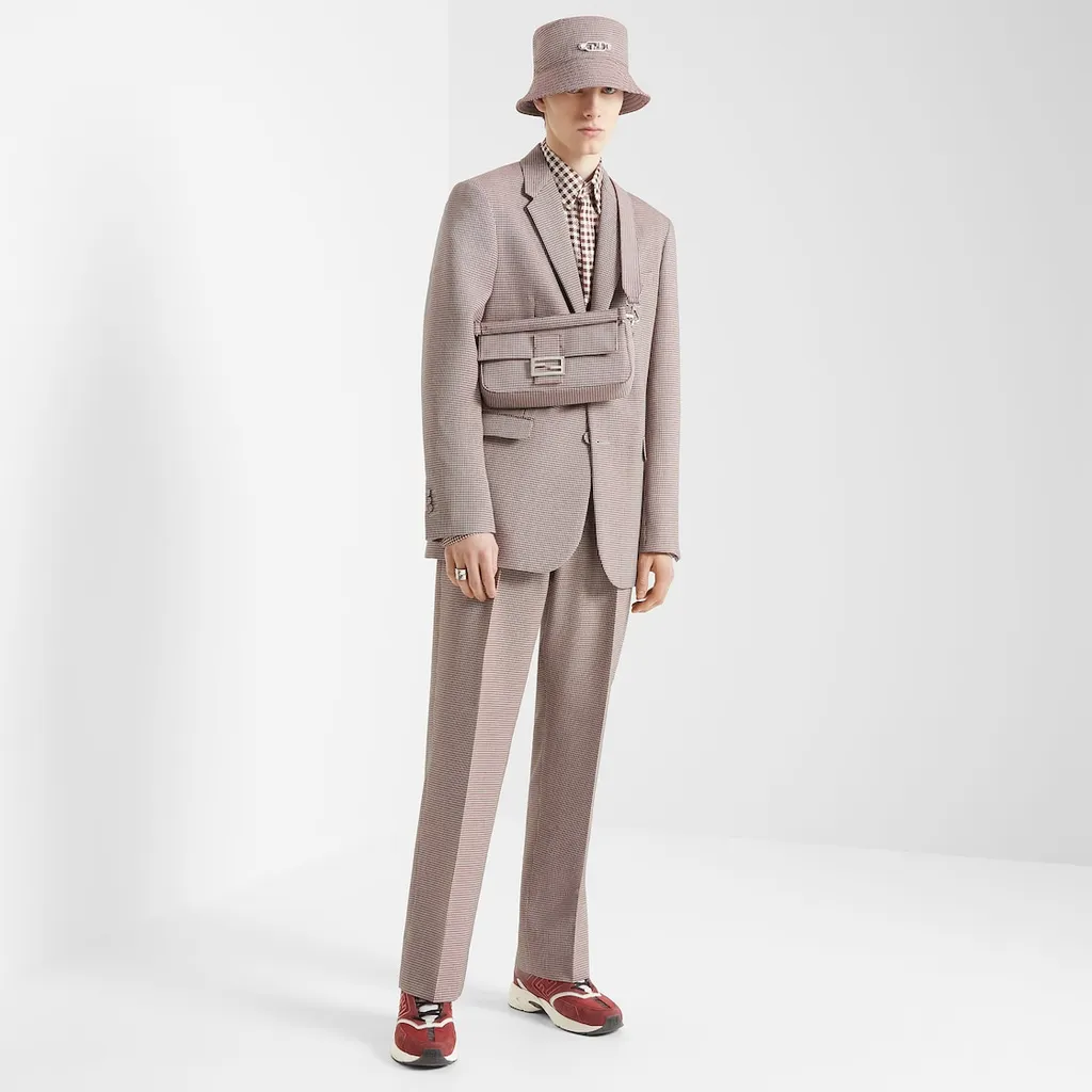 Wool Houndstooth Blazer