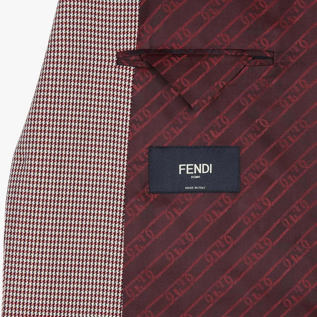 Wool Houndstooth Blazer