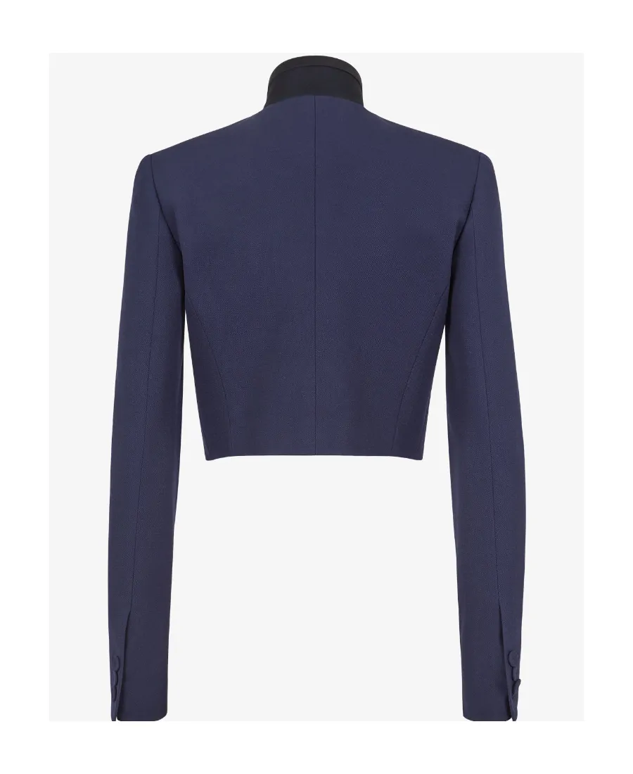 Button-Up Cropped Jacket