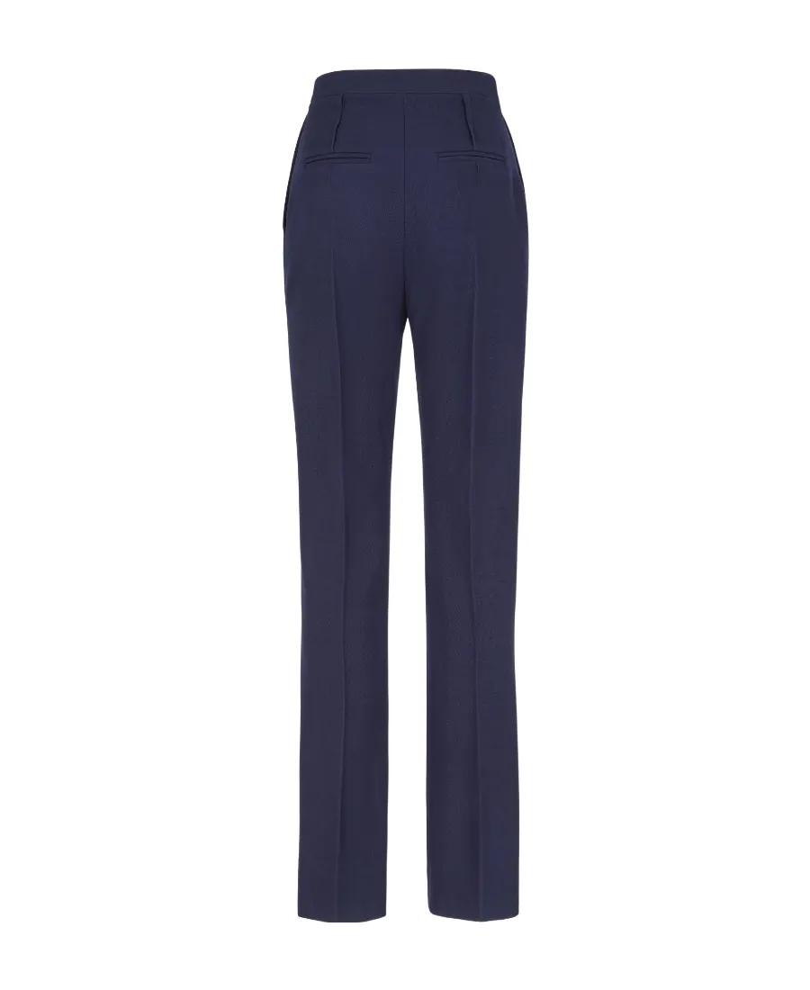 Pleat Detailed Slim Fit Trousers