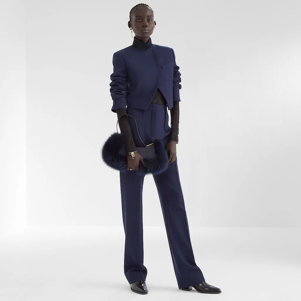 Pleat Detailed Slim Fit Trousers