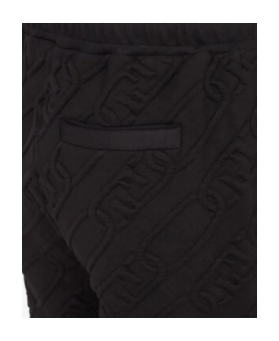 O'lock Oversized Diagonal Motif Trackpants