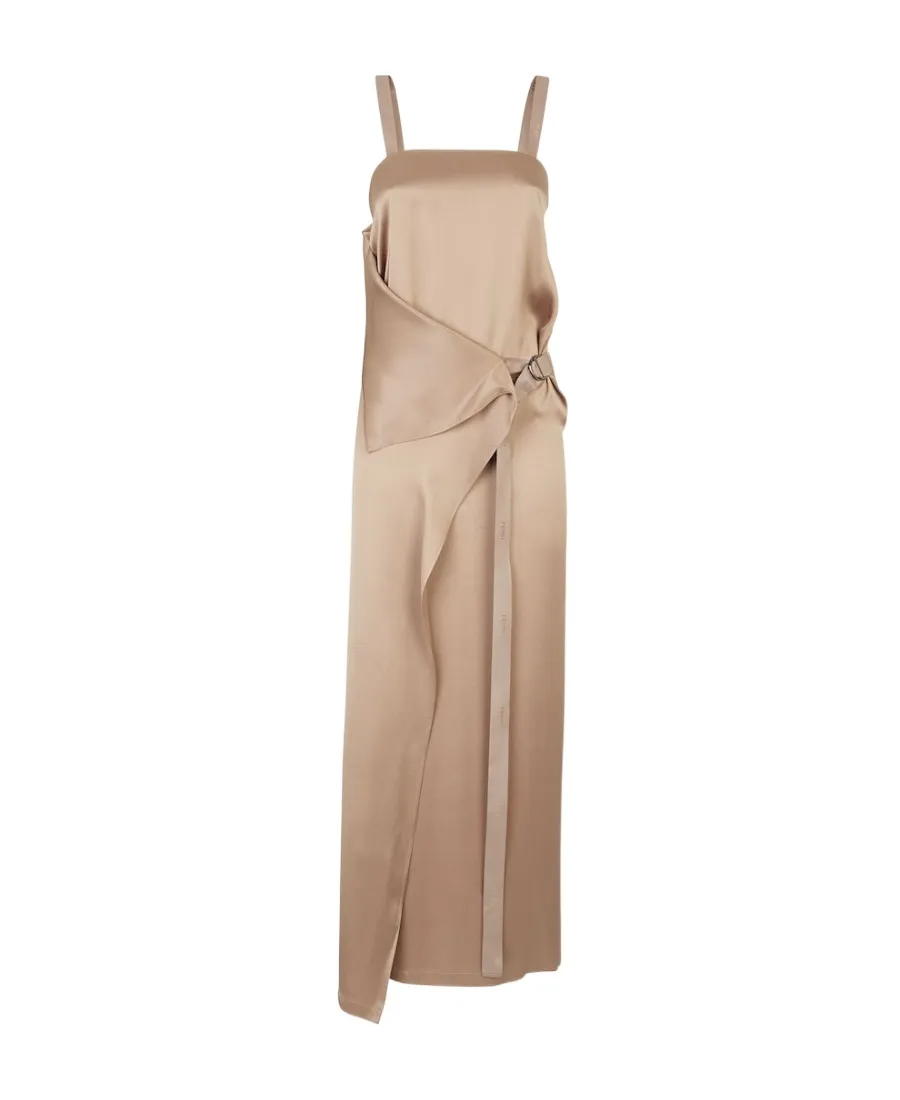 Flowing Long Sleeveless Dress