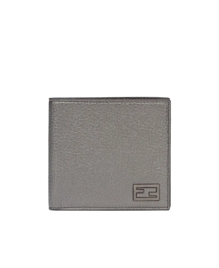 Logo Plaque Bifold Wallet