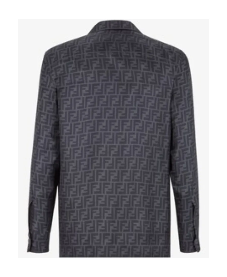 Monogram Printed Long Sleeved Shirt
